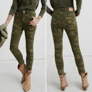 Lucky Brand Jeans Women 6 Camo High Rise Bridgette Crop Pant